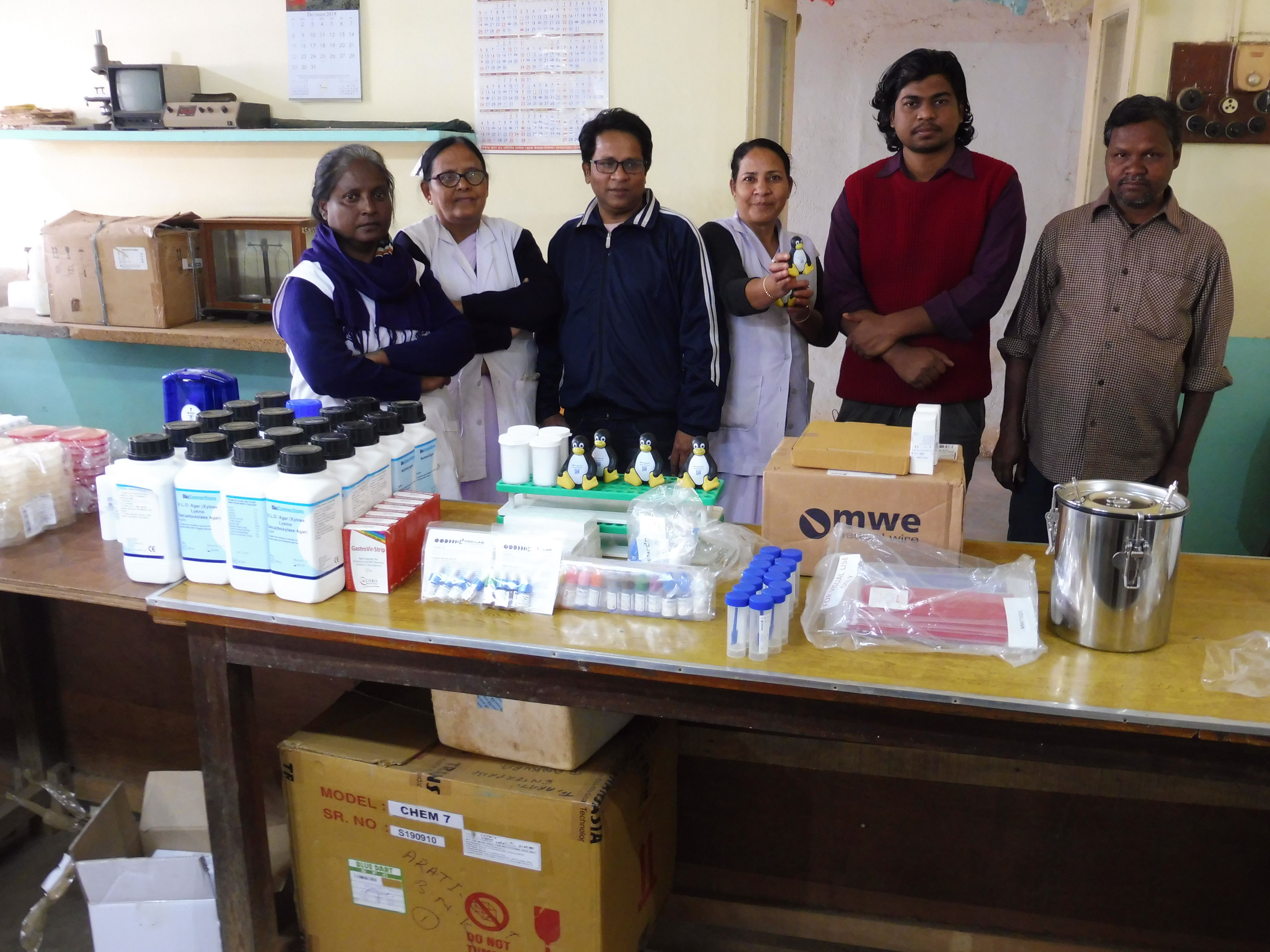 Microbiology Service Set up in West Bengal Hospital Meintrup DWS
